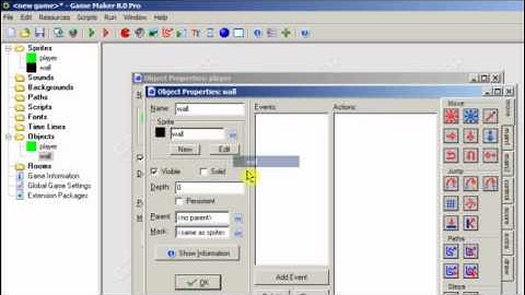 how to make a platform game in game maker 8