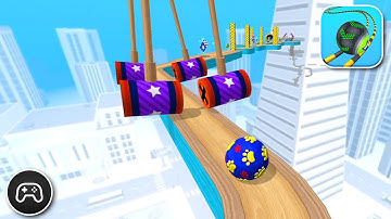 Going Balls - Gameplay Walkthrough Part 62 - Racing Game Levels 409-410 (iOS, Android)