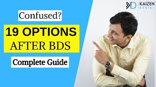 What After BDS in 2024 | Scope | Career Options