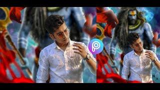 Mahadev   Photo Editing Tutorial In Picsart   Dark Eagle Editz screenshot 3