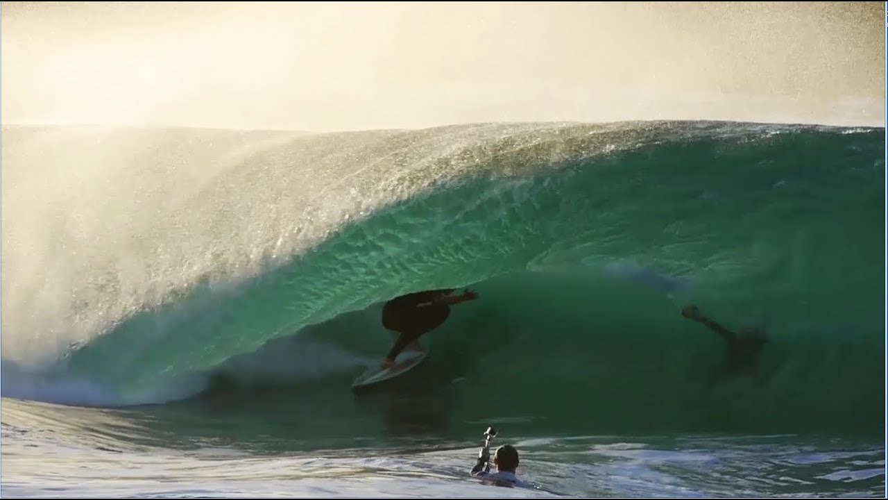 Skimboarder Catches Unbelievable Waves With Style in California - Raw Footage
