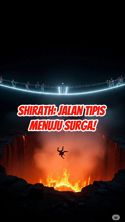 Jembatan Tipis Menuju Surga atau Neraka #faktaislam #jejakislam #islam #planetdakwah