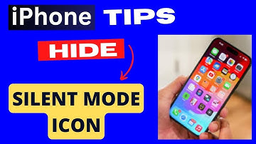 Hide Silent Mode icon from iPhone Status bar