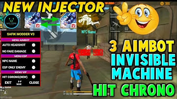 OB31 FREE FIRE NO MATCH MAKING PROBLEM MOD MENU INJECTOR SAFIK MODDER 1.68.5 VERSION ANTIBLACKLIST