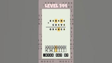 Level 144 - Cryptarithm: android game math  #cryptarithm #mathematics #matematika #maths