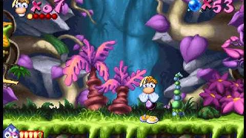 Rayman 1 PC Walkthrough Part 2 "The Dream Forest - Anguish Lagoon"