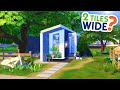 NARROW TINY HOUSE // Sims 4 Speed Build