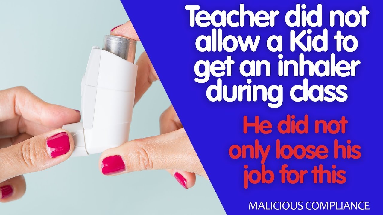 This Teacher does not allow kid to get her Inhaler - YouTube