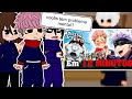 (2/2) Jujutsu kaisen react JUJUTSU KAISEN EM 12 MINUTOS/TsukiUraya|Gacha life react rap• JJK React