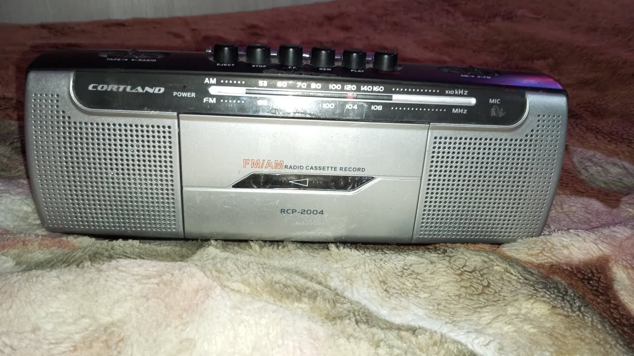Обзор кассетной магнитолы CORTLAND RCP-2004. - YouTube
