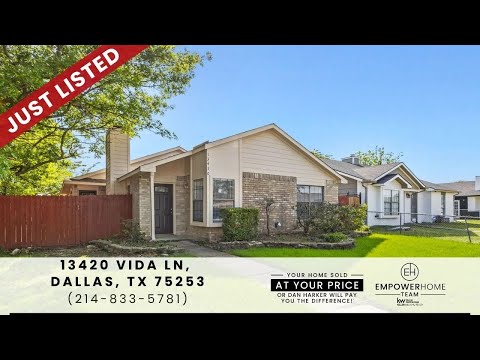 13420 Vida Ln, Dallas, TX home video tour
