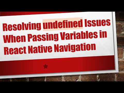 Resolving undefined Issues