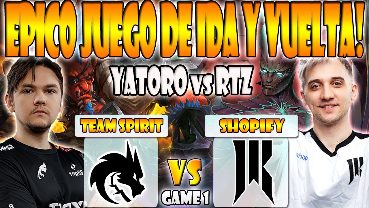 TEAM SPIRIT VS SHOPIFY REBELLION BO3[GAME 1]ARTEEZY, ABED VS YATORO -THE INTERNATIONAL 12-2023- DOTA