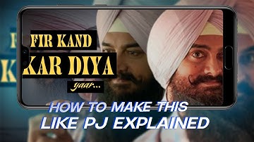 How To Make Thumbnails Like @PJ Explained In Mobile | Hindi | Photoshop CC Mobile Tutorial | 🔥