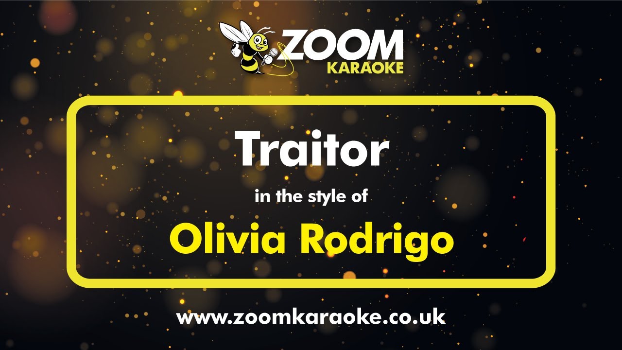 Olivia Rodrigo - traitor (Karaoke Version) 