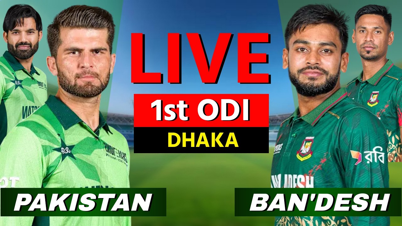 Pakistan vs Bangladesh 1st ODI Live Match Today | PAK vs BAN Live Score & Commentary