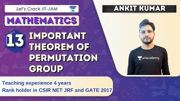 Important Theorem of Permutation Group | Mathematics for IIT JAM 2021 | Ankit Kumar