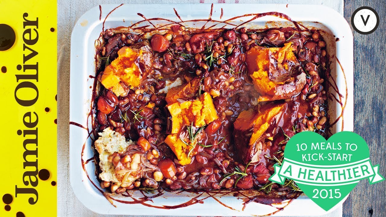 Healthy BBQ Baked Beans | #10HealthyMeals | DJ BBQ | Jamie Oliver