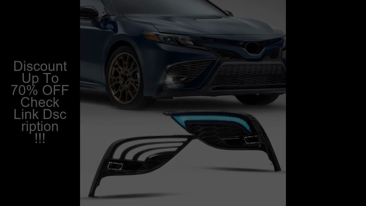 81482-06190 81481-06220 Led Fog Lights DRL Daylights for Toyota Camry 2021 2022 2023 Bumper Cover La