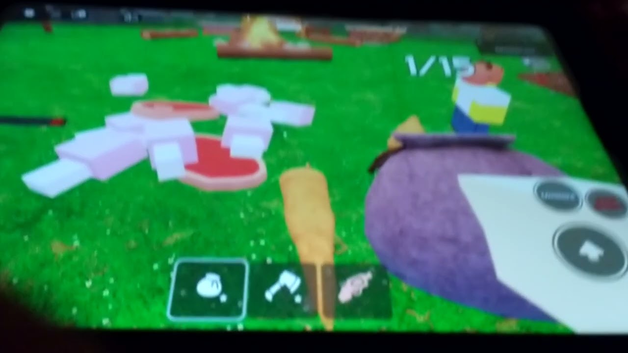 Playing 99 nights in the forest but eating everything uncooked