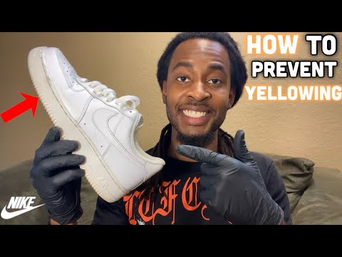HOW TO CLEAN AIR FORCE 1 (PREVENT AND CLEAN YELLOWING SOLES)