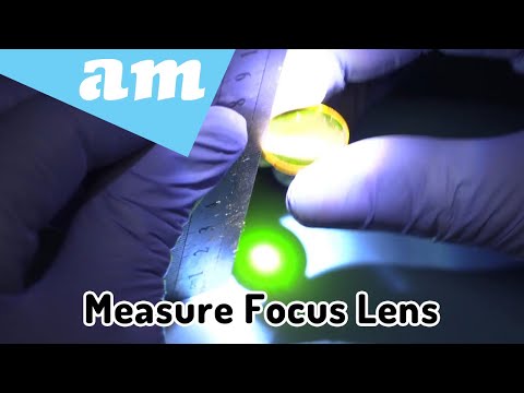 #SortIT, How to Measure CO2 Laser Focus Lens Focal Length and Diameter for Better Cutting