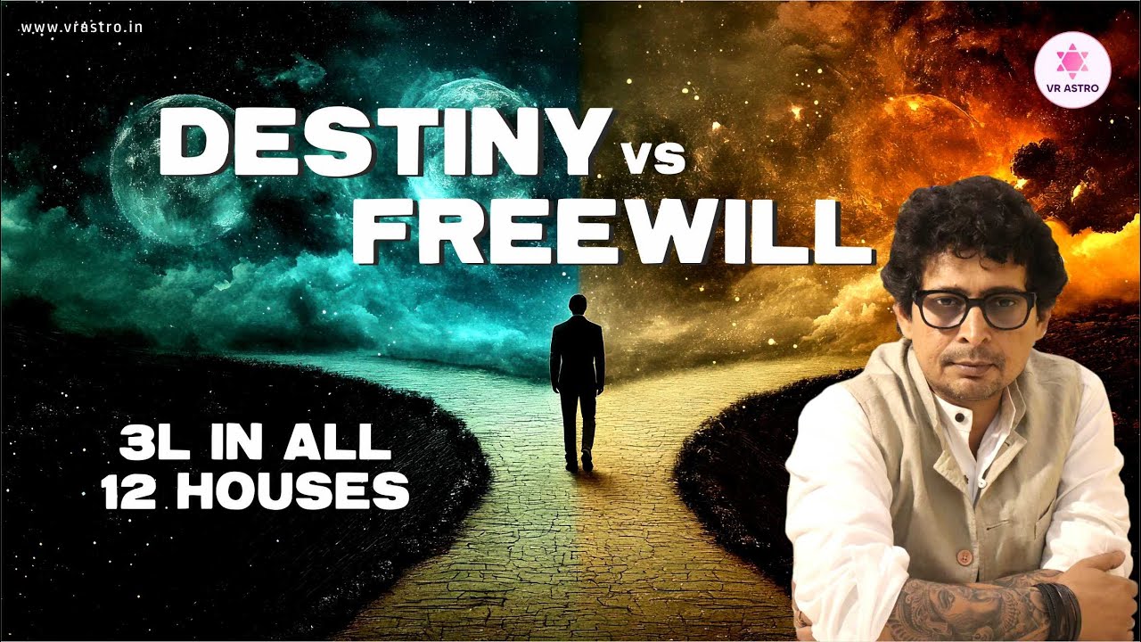 DESTINY vs FREEWILL | Destiny Maker or Breaker 3rd Lord in 12 houses #vrastrobyrajeev #raajeevkumar