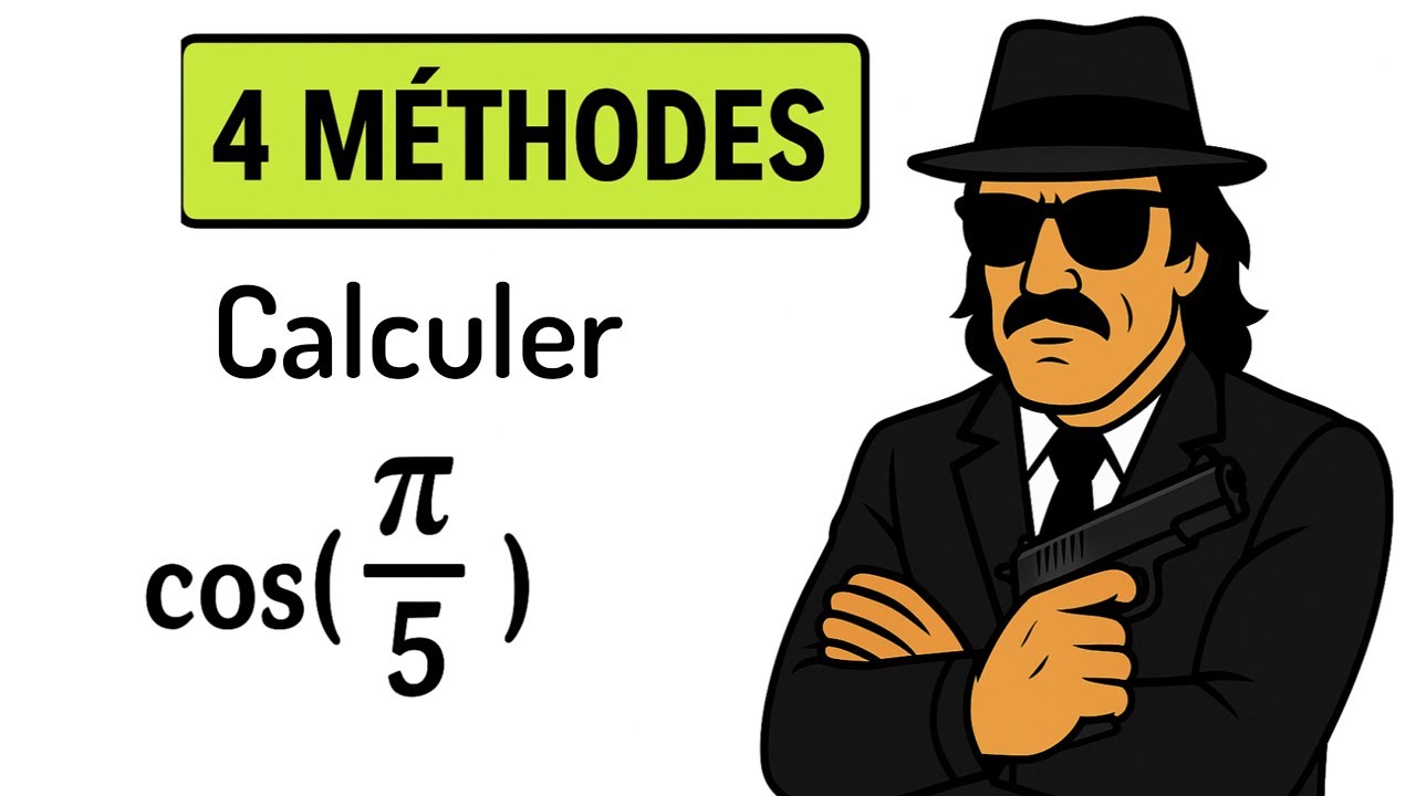 4 techniques visuelles et calculatoires pour calculer cos(π/5)