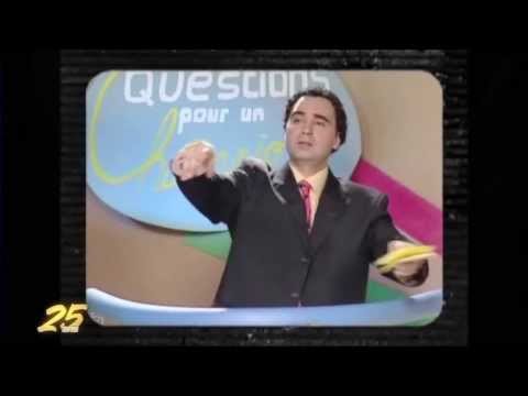 Les parodies de Julien Lepers et QPUC avec ma télé cartonne de Coudy - 25 ans