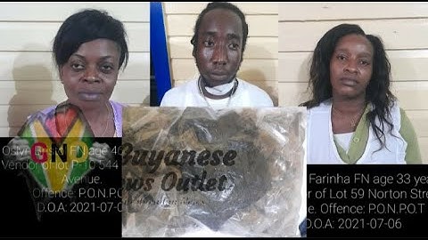 Stabroek Market drug bust