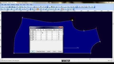 Optitex ND Move Points Tool, We can move several points by this tool
