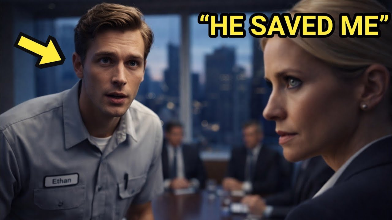 “The Day a Cleaner Spoke in the CEO’s Meeting… And Everyone Went Silent”