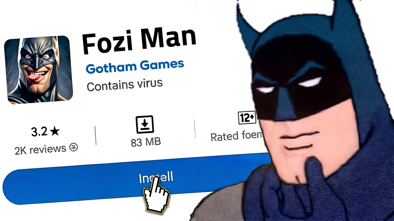 دورت عن ألعاب تشبه بات مان في متجر بلاي ستور يا ليتني ما جربتها!