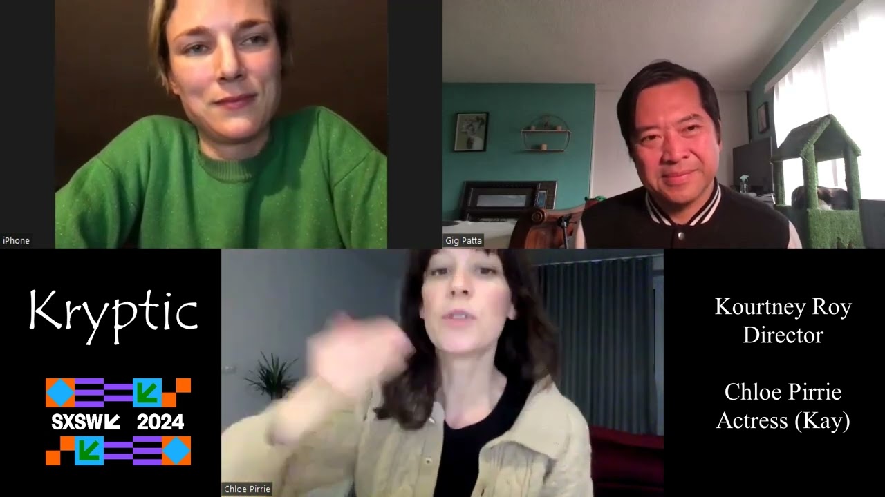 Kourtney Roy and Chloe Pirrie Interview for Kryptic | SXSW 2024