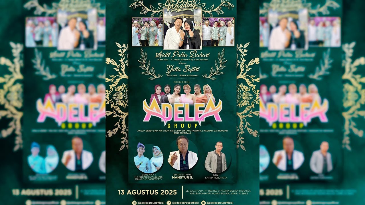 LIVE ADELEA GROUP || RABU, 13 - 08- 2025 || MUARA BULIAN JAMBI ( SIANG ) LIVE ADELEA GROUP || RABU, 13 - 08- 2025 || MUARA BULIAN JAMBI ( SIANG )