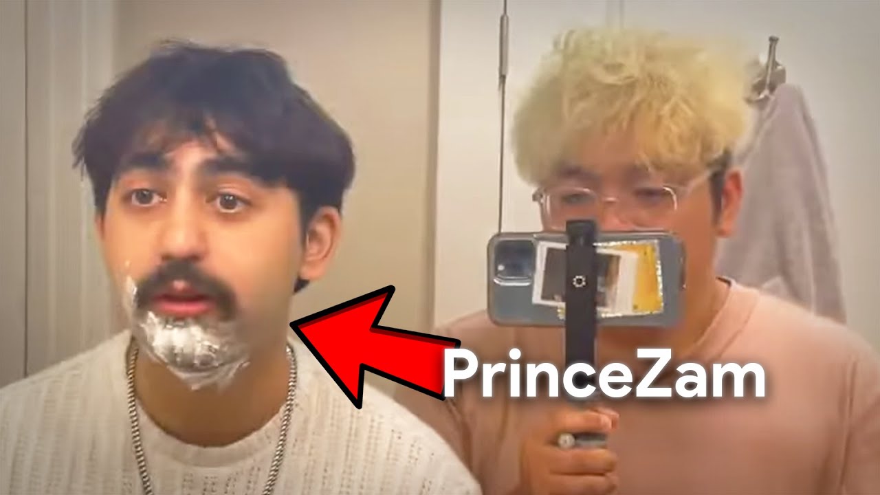 I Made PrinceZam Shave His Beard... (First Time Ever)