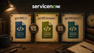 5. getXML() vs getXMLAnswer() vs getXMLWait() in ServiceNow | GlideAjax Methods Explained