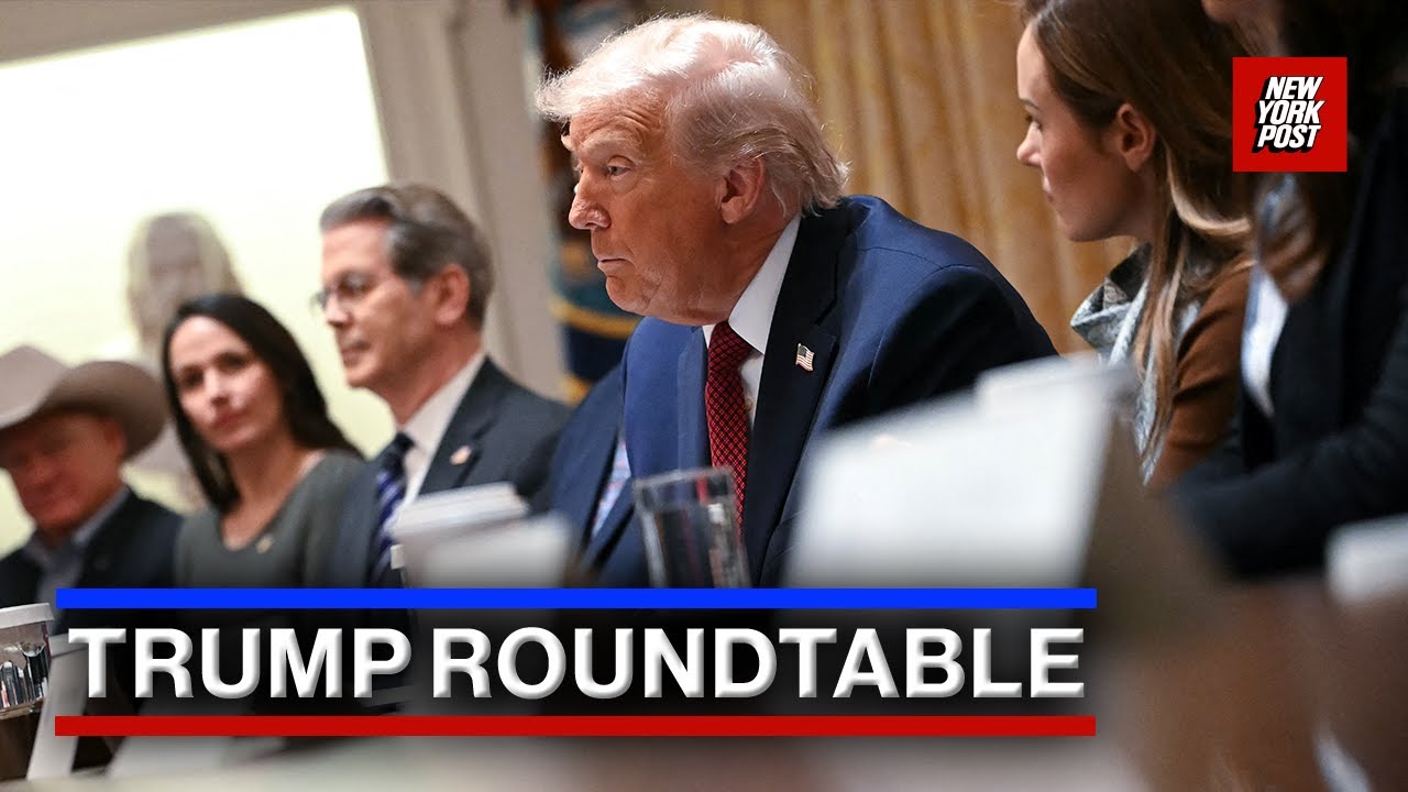 President Trump Holds Roundtable in the Cabinet Room