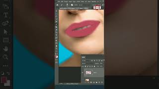 How to create Hyper-realistic Lipstick in Adobe Photoshop  shorts adobephotoshop