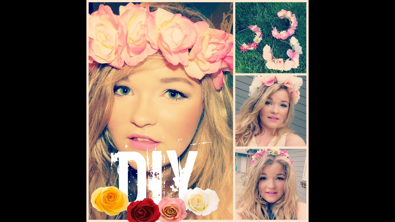 DIY Flower Crown YouTube