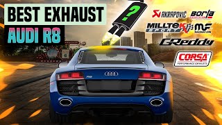 Audi R8 Exhaust Sound 🔥 Review,Upgrade,Mods,Stock,Compilation,Akrapovic,Armytrix,Borla,Capristo +