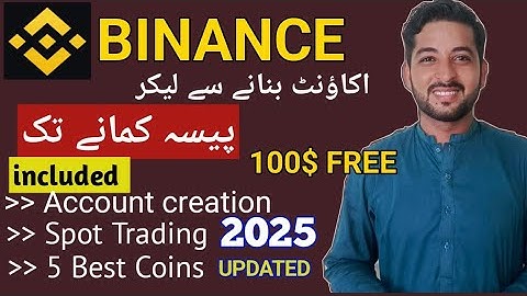 How to Create a Binance Account (Step by Step Guide 2025)Binance Sign Up Start Crypto Trading Today