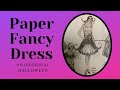 Historical Halloween Costume, made of paper!