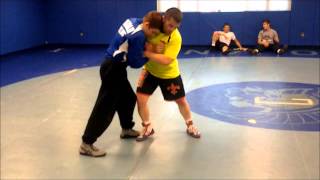 C6  2 on 1 Defense to Underhook to Opposite Side Gut