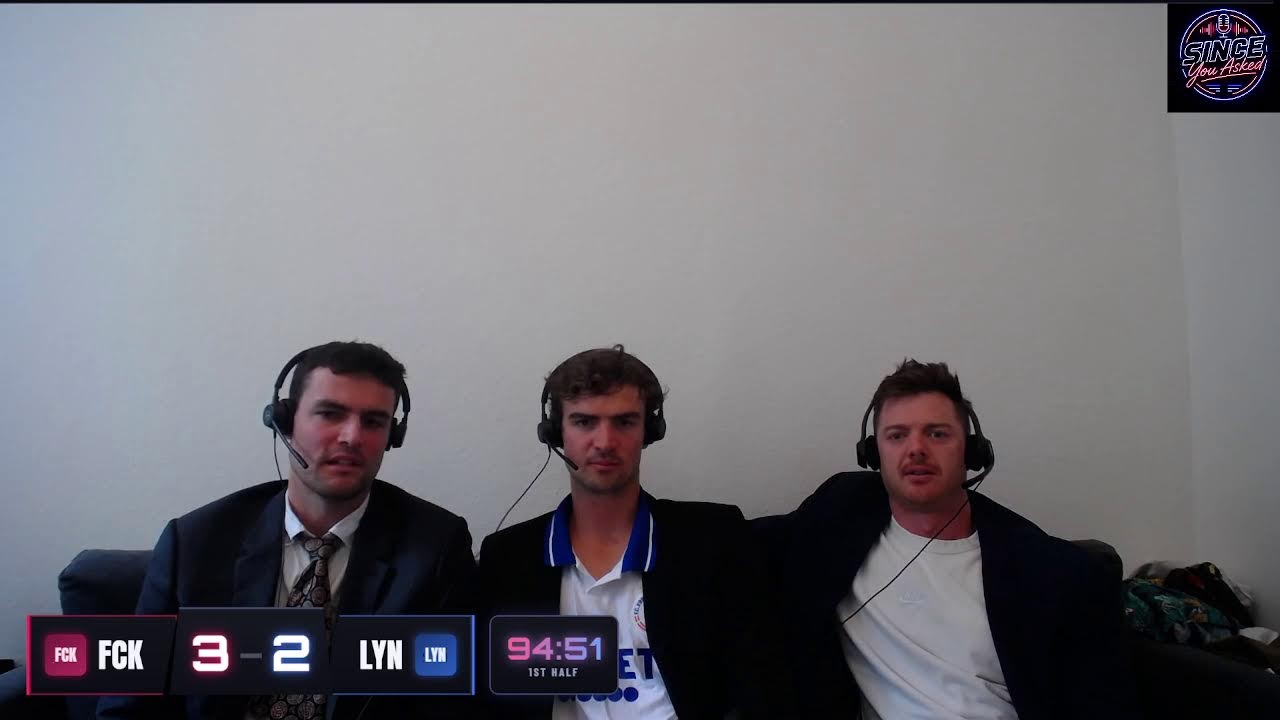LIVE ENGLISH COMMENTARY: FCK v LYNGBY  26.07.2026