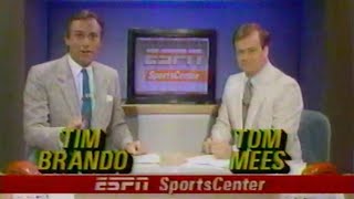 1988 SportsCenter w/ Tim Brando and Tom Mees TV Commercial ... Billy Martin Firing, Tyson vs. Spinks