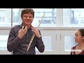 Flute Master Class with Karl-Heinz Schütz: Martin’s Ballade
