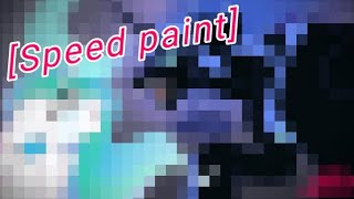 [Speed paint] Princess celestia and nightmare moon