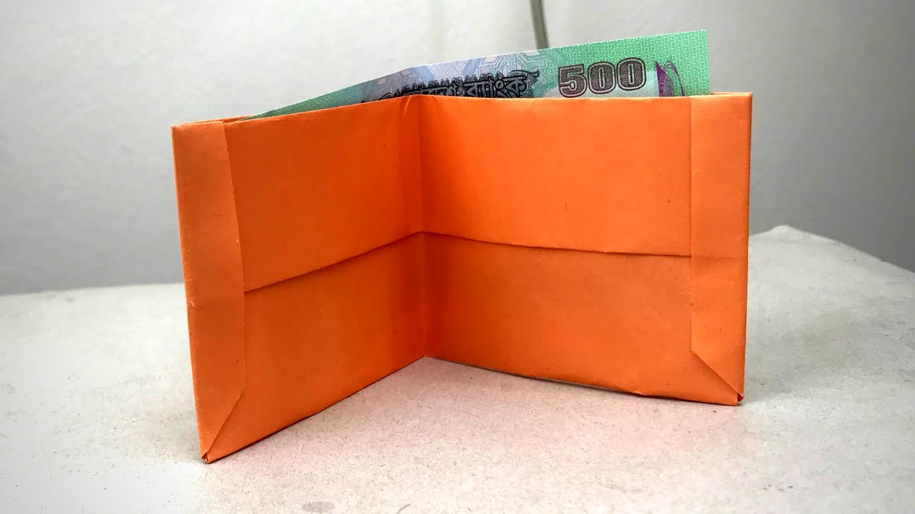 How to make a Paper Bag without Glue, Origami Bag