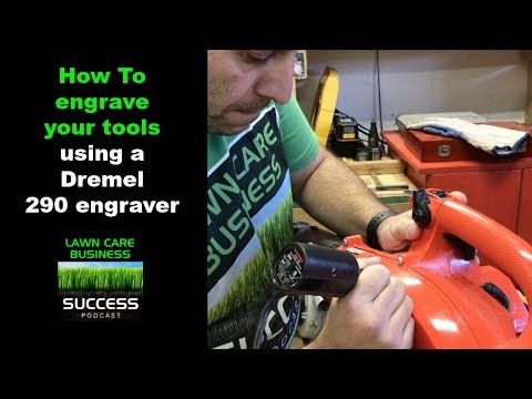 How To Engrave Your Tools Using A Dremel 290 Engraver